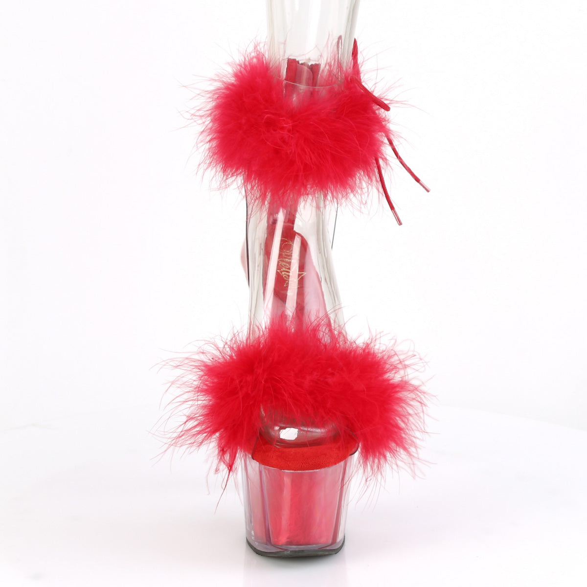 Marabou Fur Platform heel