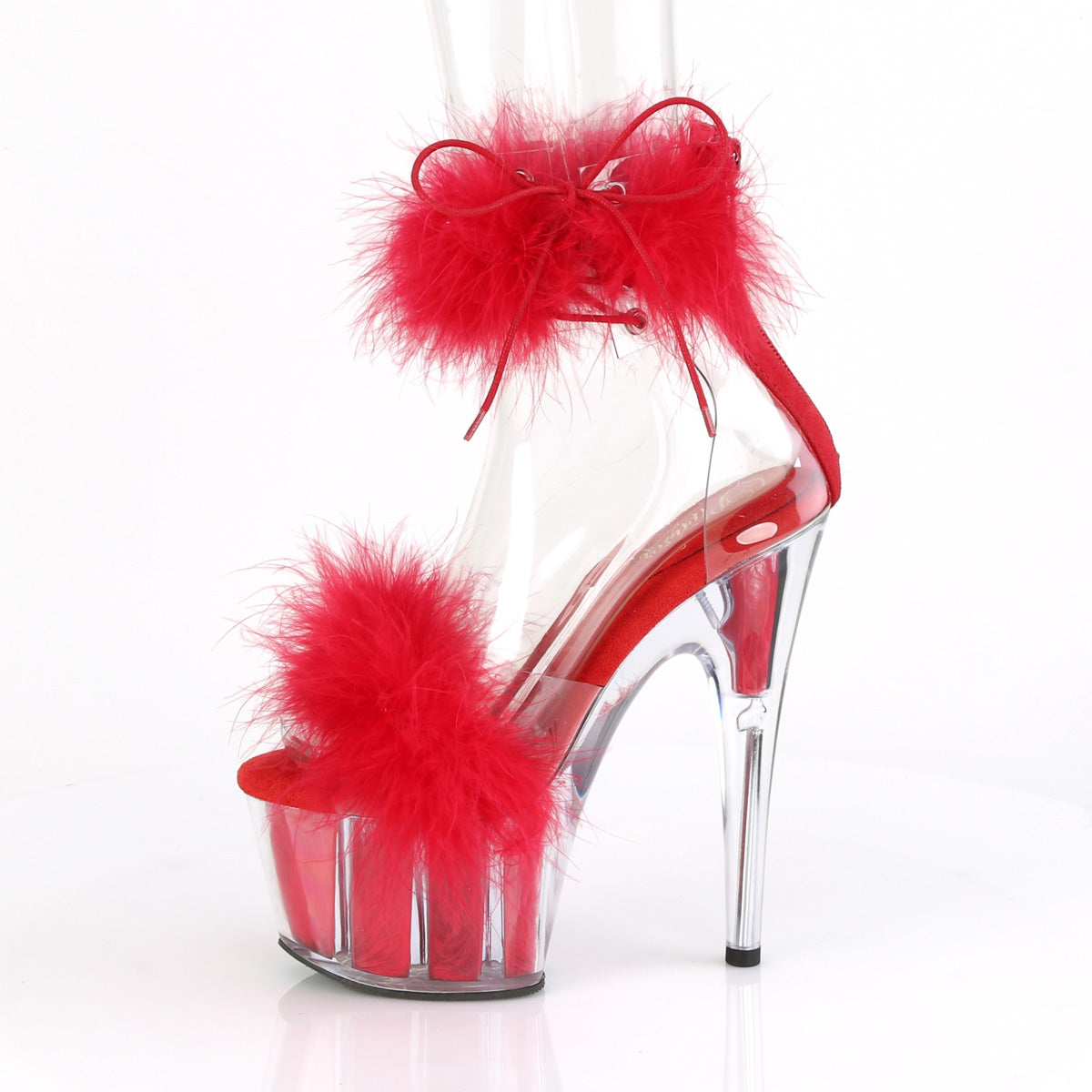 Marabou Fur Platform heel