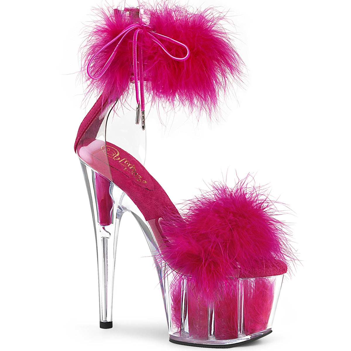 Marabou Fur Platform heel