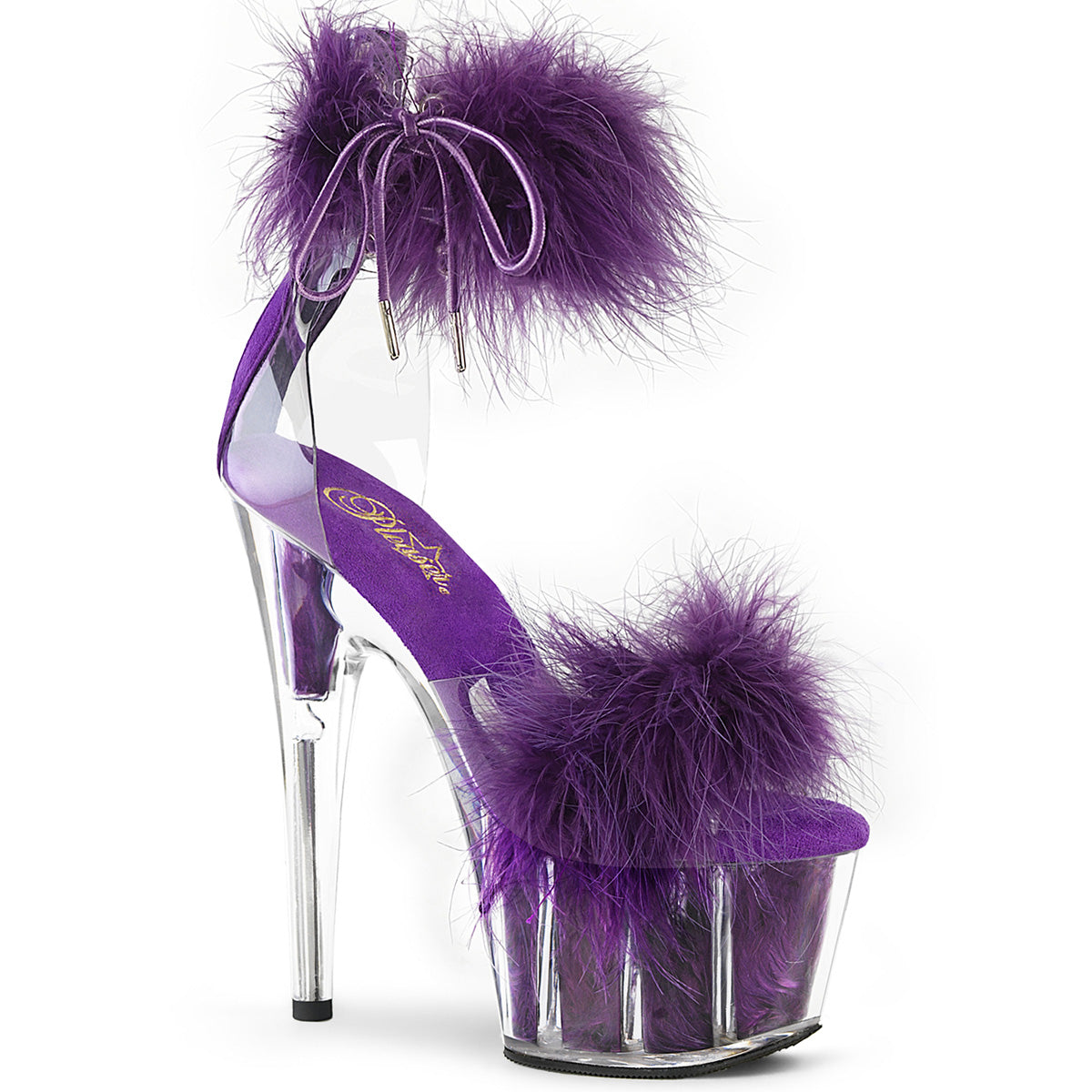 Marabou Fur Platform heel