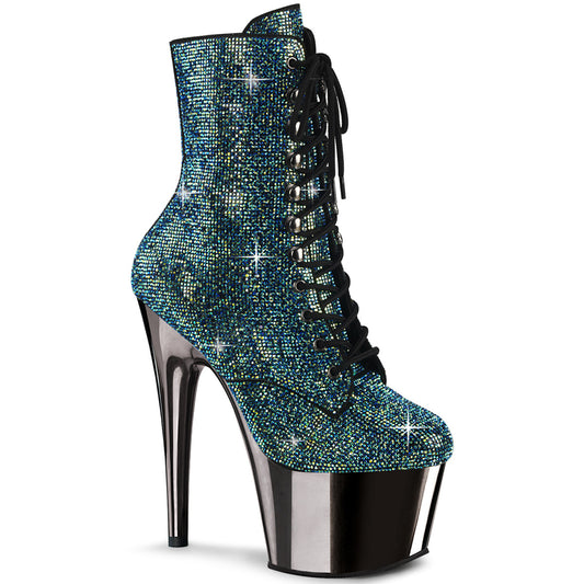 ADORE-1020 Crystal Chrome Booties