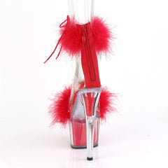 Marabou Fur Platform heel