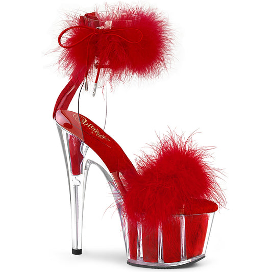 Marabou Fur Platform heel